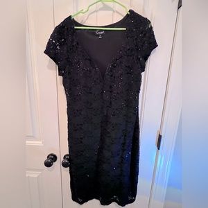 Connected Apparel formal Dress. Black size 16